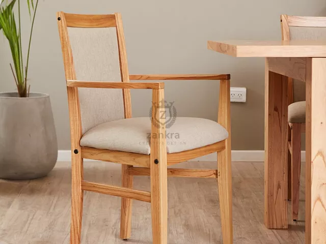 Silla de Comedor Moderna con Apoyabrazos