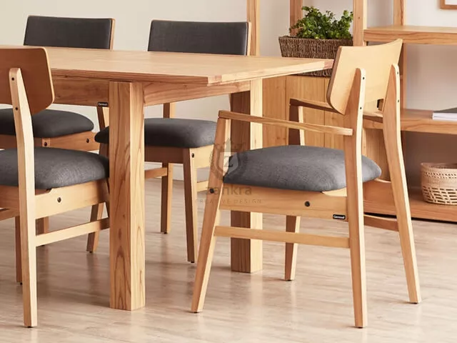 Silla de Comedor Nordica con Apoyabrazos